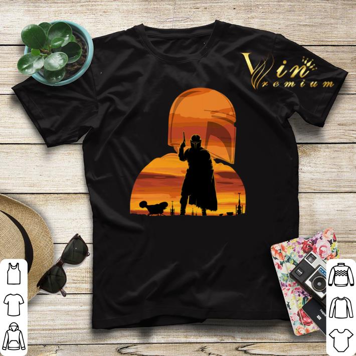 Sunset The Mandalorian Gunfighter Has Landed Star Wars shirt Sunset The Mandalorian Gunfighter Has Landed Star Wars shirt 4 - Sunset The Mandalorian Gunfighter Has Landed Star Wars shirt