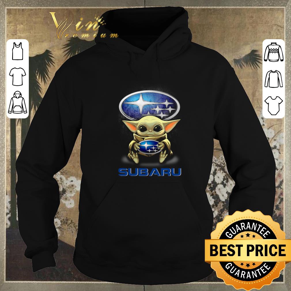 Top Baby Yoda hug Subaru logo Star Wars shirt sweater 4 - Top Baby Yoda hug Subaru logo Star Wars shirt sweater