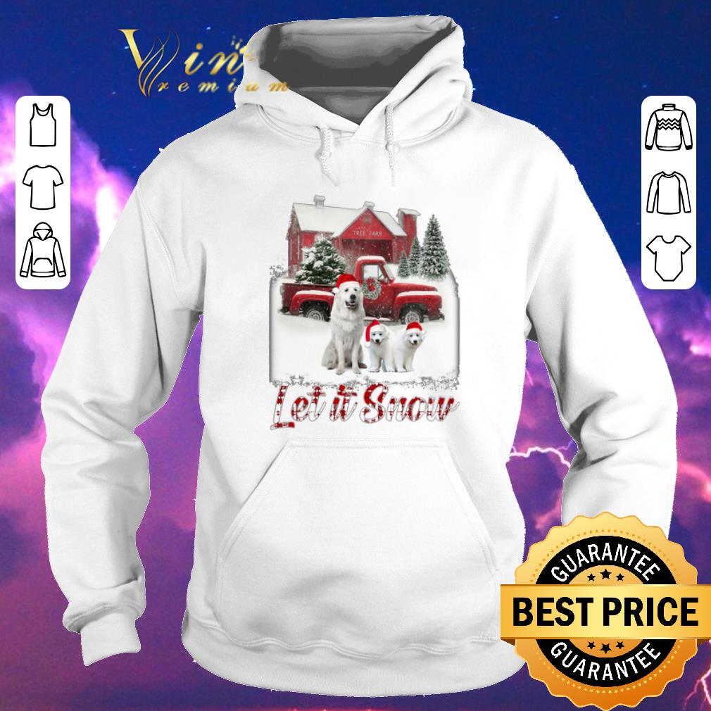 Top Christmas Great Pyrenees let it snow shirt 4 - Top Christmas Great Pyrenees let it snow shirt