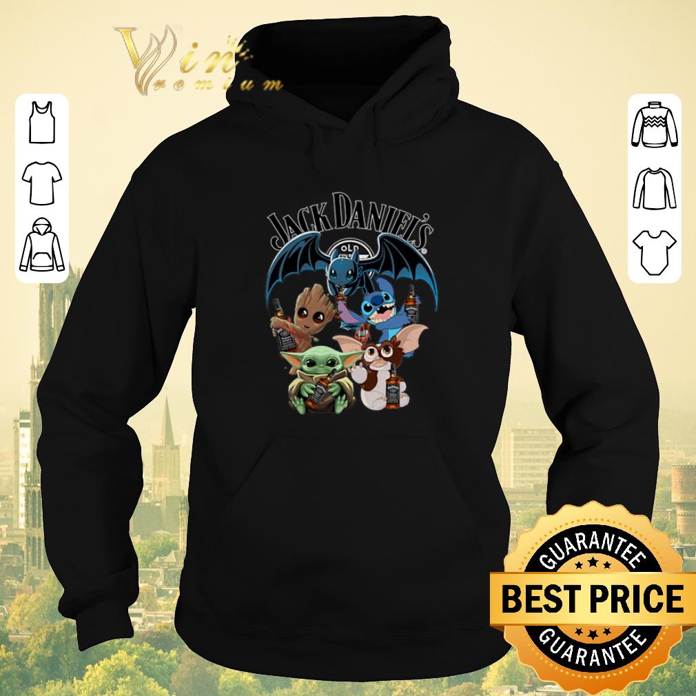 Top Jack Daniel s Baby Yoda Baby Groot and Toothless Stitch Gizmo shirt sweater 4 - Top Jack Daniel's Baby Yoda Baby Groot and Toothless Stitch Gizmo shirt sweater