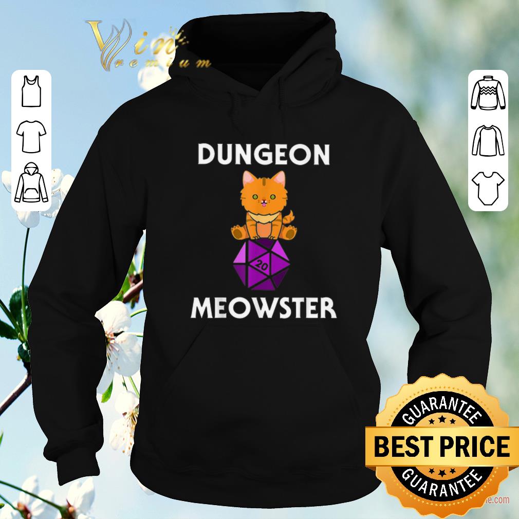 Top Nerdy Cat Dungeon Meowster D20 shirt sweater 4 - Top Nerdy Cat Dungeon Meowster D20 shirt sweater