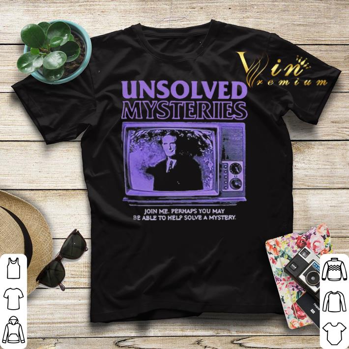 Unsolved mysteries Robert Stack shirt sweater 4 - Unsolved mysteries Robert Stack shirt sweater