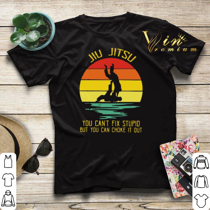 Vintage You Can t Fix Stupid But You Can Choke It Out Jiu Jitsu shirt 4 - Vintage You Can’t Fix Stupid But You Can Choke It Out Jiu Jitsu shirt