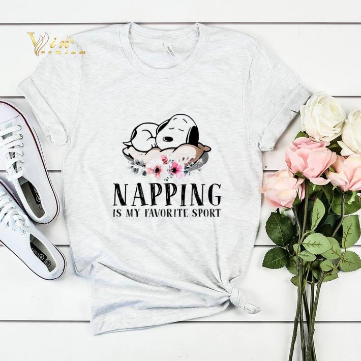 Flowers Snoopy napping is my favorite sport shirt sweater 4 - Flowers Snoopy napping is my favorite sport shirt sweater