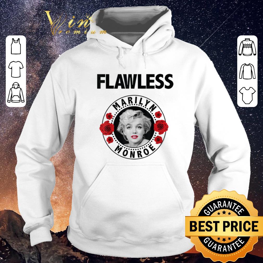 Funny Flawless Marilyn Monroe Rose shirt sweater 4 - Funny Flawless Marilyn Monroe Rose shirt sweater