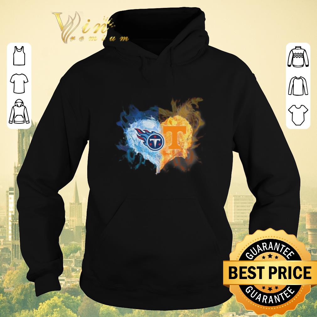 Funny Love Tennessee Titans Tennessee Volunteers heart shirt sweater 4 - Funny Love Tennessee Titans Tennessee Volunteers heart shirt sweater
