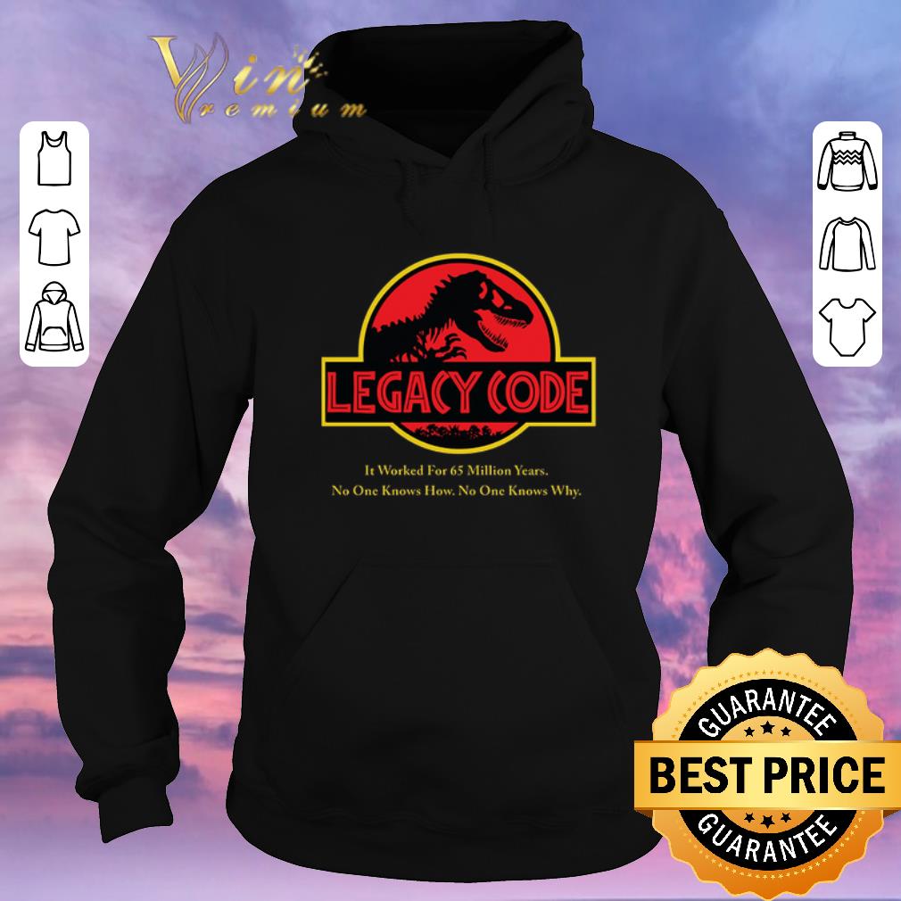 Hot Jurassic Park Legacy Code it worked for 65 million years shirt sweater 4 - Hot Jurassic Park Legacy Code it worked for 65 million years shirt sweater