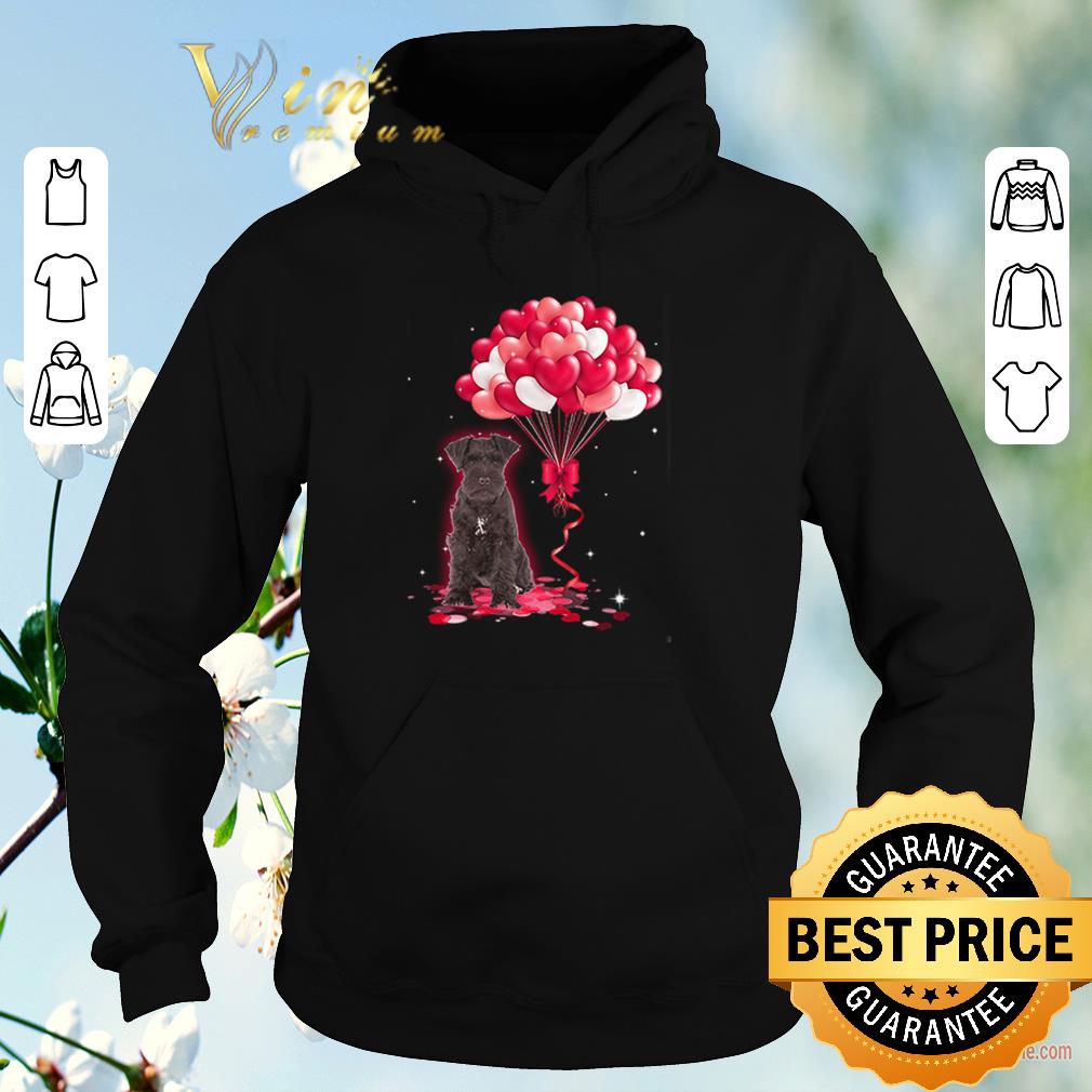 Hot Miniature Schnauzer dog Love Balloons heart shirt sweater 4 - Hot Miniature Schnauzer dog Love Balloons heart shirt sweater