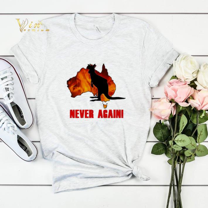 Kangaroo in Australia fire never again shirt sweater 4 - Kangaroo in Australia fire never again shirt sweater