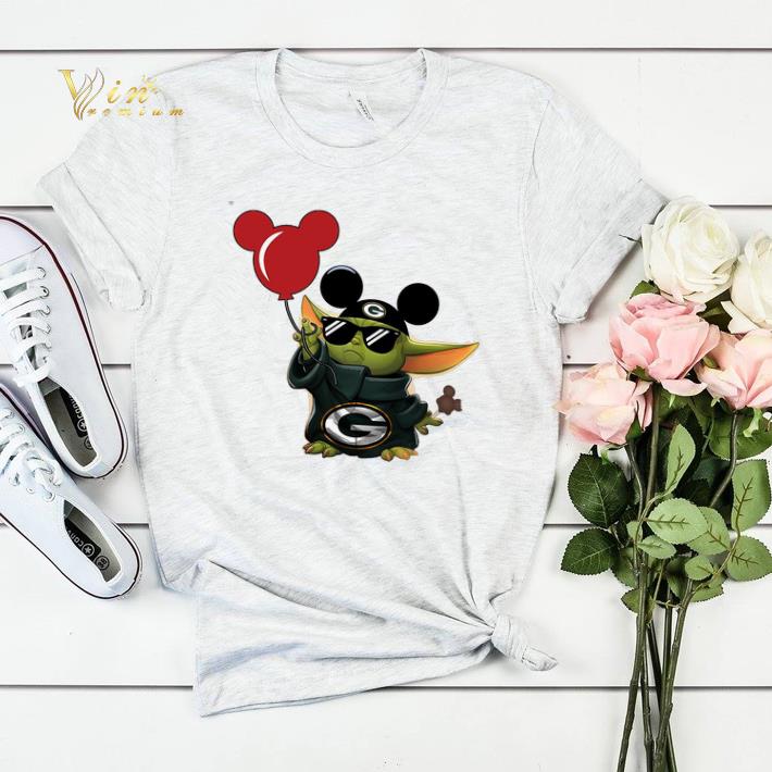 Mickey Mashup Baby Yoda Holding Balloon Green Bay Packers shirt sweater 4 - Mickey Mashup Baby Yoda Holding Balloon Green Bay Packers shirt sweater
