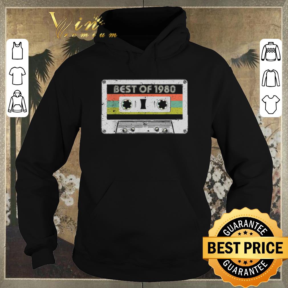 Nice Best Of 1980 40th Birthday Vintage Cassette shirt sweater 4 - Nice Best Of 1980 40th Birthday Vintage Cassette shirt sweater