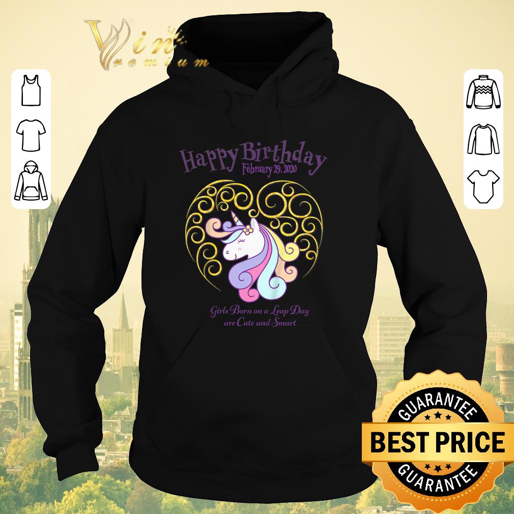 Official Leap Day Unicorn Girls Born On A Leap Day Are Cute And Smart shirt sweater 4 - Official Leap Day Unicorn Girls Born On A Leap Day Are Cute And Smart shirt sweater