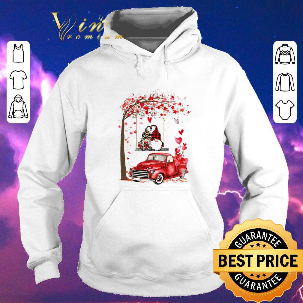 Original Gnomes red truck Valentine s day autumn leaf png sweater 4 - Original Gnomes red truck Valentine's day autumn leaf.png sweater