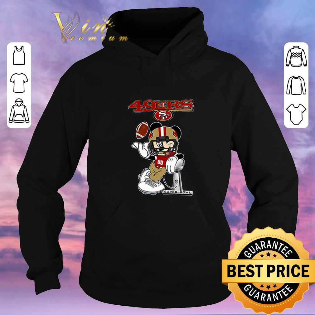 Original San Francisco 49ers Disney Mickey player super bowl shirt sweater 4 - Original San Francisco 49ers Disney Mickey player super bowl shirt sweater