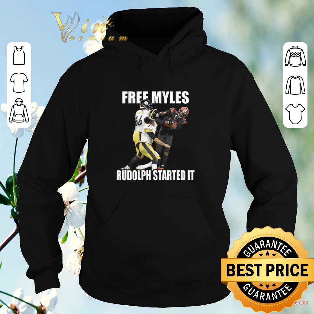 Premium Free Myles Mason Rudolph role in fight with Myles Garrett shirt sweater 4 - Premium Free Myles Mason Rudolph role in fight with Myles Garrett shirt sweater