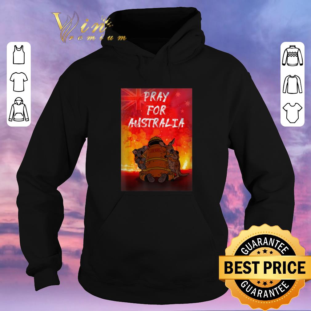 Premium Pray For Australia Firefighter Koala And Kangaroo shirt sweater 4 - Premium Pray For Australia Firefighter Koala And Kangaroo shirt sweater