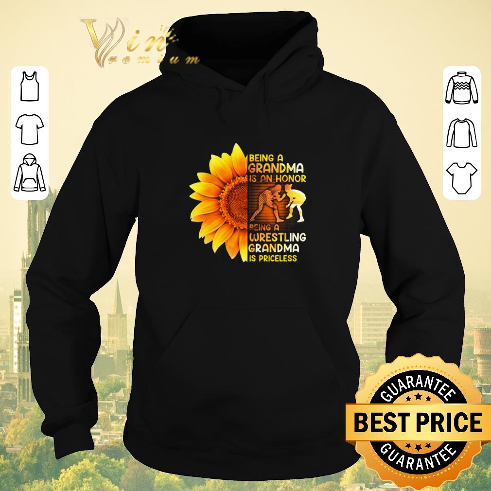 Premium Sunflower being a grandma is a honor wrestling grandma priceless shirt sweater 4 - Premium Sunflower being a grandma is a honor wrestling grandma priceless shirt sweater