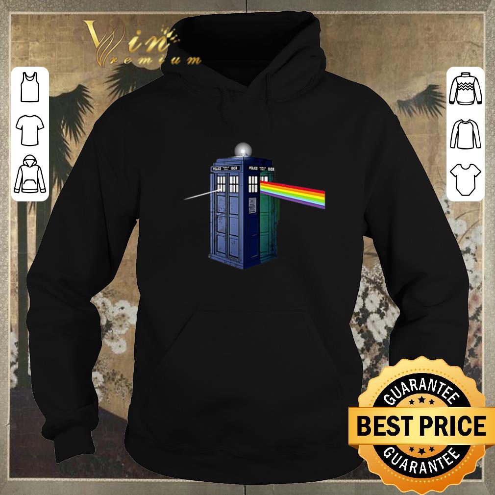 Pretty Pink Floyd Doctor Who Tardis Dark Side of the Booth shirt sweater 4 - Pretty Pink Floyd Doctor Who Tardis Dark Side of the Booth shirt sweater