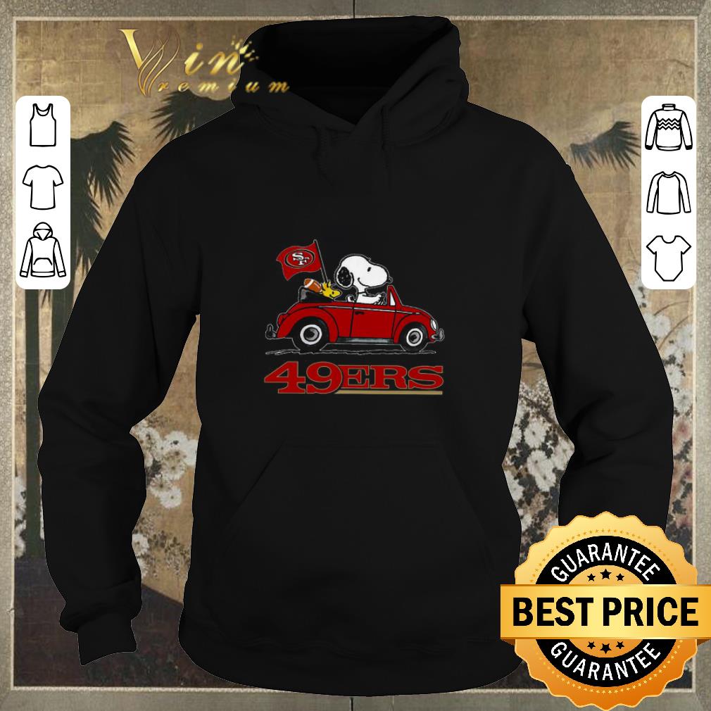 Pretty Snoopy Driving Volkswagen San Francisco 49ers shirt sweater 4 - Pretty Snoopy Driving Volkswagen San Francisco 49ers shirt sweater