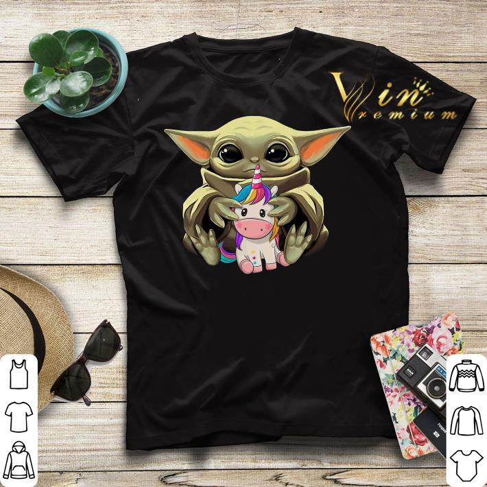 Star Wars Baby Yoda Hug Unicorn shirt sweater 4 - Star Wars Baby Yoda Hug Unicorn shirt sweater