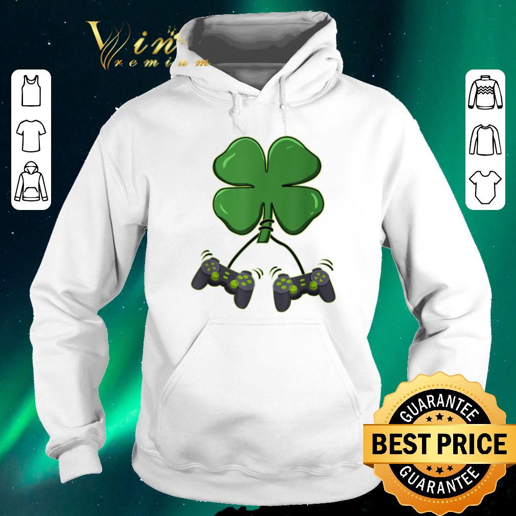 Top Four leaf clover video game controllers shirt sweater 4 - Top Four leaf clover video game controllers shirt sweater
