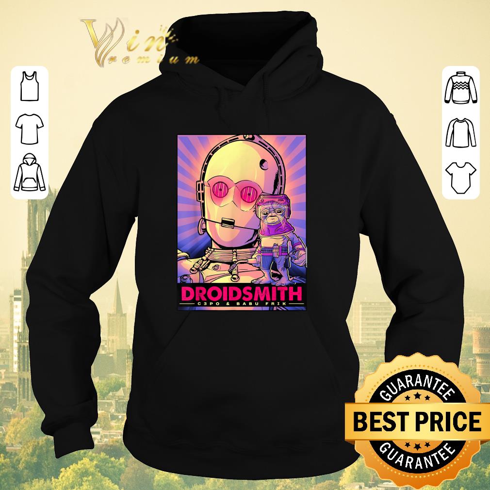 Top Star Wars The Rise Of Skywalker Droid Smith C 3PO Babu Frik shirt sweater 4 - Top Star Wars The Rise Of Skywalker Droid Smith C-3PO & Babu Frik shirt sweater