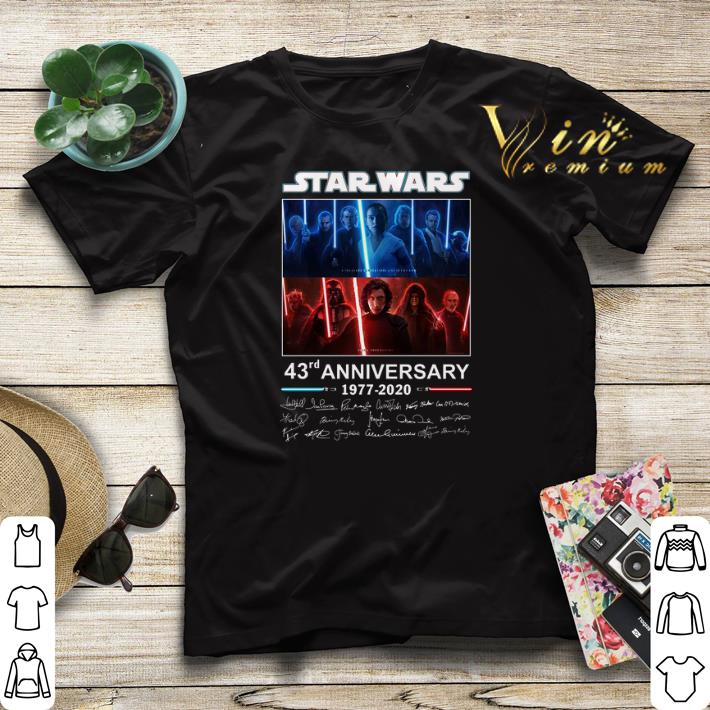 all autographed Characters Star Wars 43rd anniversary 1977 2020 shirt sweater all autographed Characters Star Wars 43rd anniversary 1977 2020 shirt sweater 4 - all autographed Characters Star Wars 43rd anniversary 1977 2020 shirt sweater