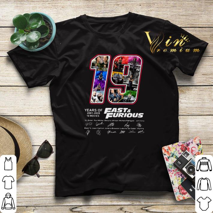 19 Years Of Fast & Furious 2001 2020 10 Movies Signatures shirt sweater 19 Years Of Fast Furious 2001 2020 10 Movies Signatures shirt sweater 4 - 19 Years Of Fast & Furious 2001 2020 10 Movies Signatures shirt sweater