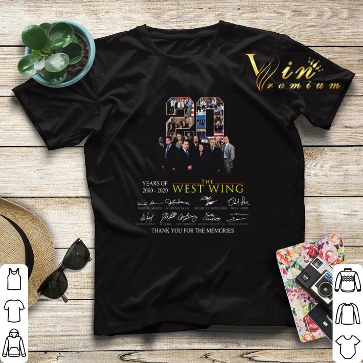 20 years of 2000 2020 The West Wing signatures shirt sweater 4 - 20 years of 2000 2020 The West Wing signatures shirt sweater