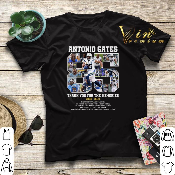 Antonio Gates 85 thank you for the memories 2003 2019 8X Pro Bowl shirt sweater Antonio Gates 85 thank you for the memories 2003 2019 8X Pro Bowl shirt sweater 4 - Antonio Gates 85 thank you for the memories 2003 2019 8X Pro Bowl shirt sweater