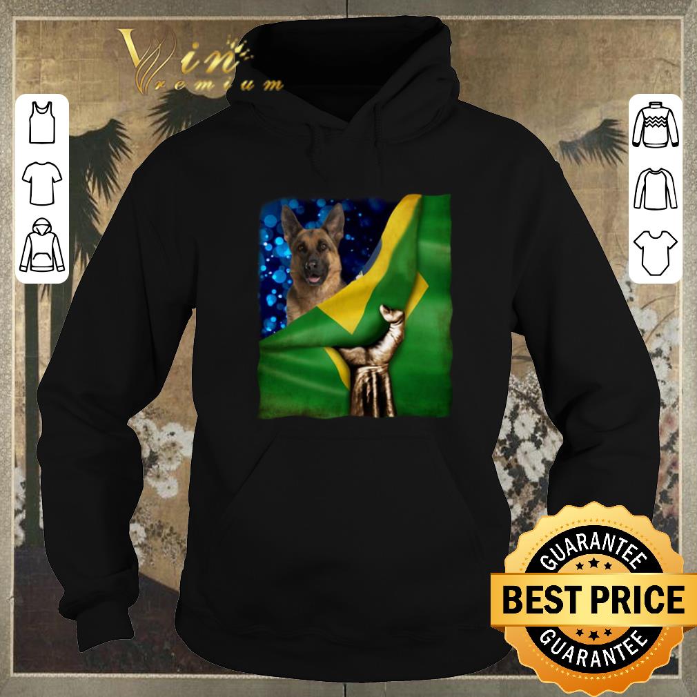 Awesome Bandeira do Brasil German Shepherd shirt sweater 4 - Awesome Bandeira do Brasil German Shepherd shirt sweater