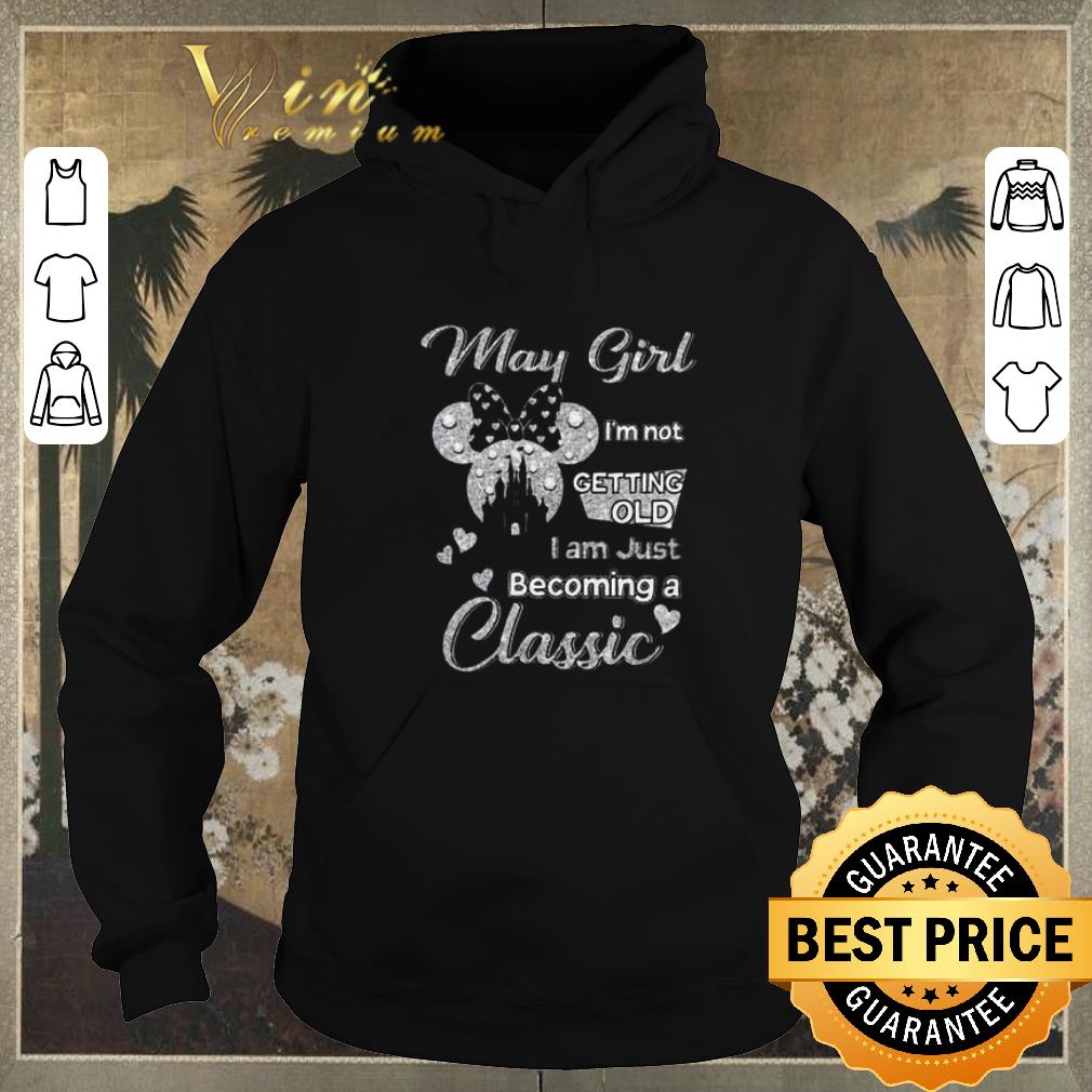 Awesome Diamond Minnie Mouse May Girl I m Not Getting Old I Am Just Becoming A Classic shirt sweater 4 - Awesome Diamond Minnie Mouse May Girl I’m Not Getting Old I Am Just Becoming A Classic shirt sweater