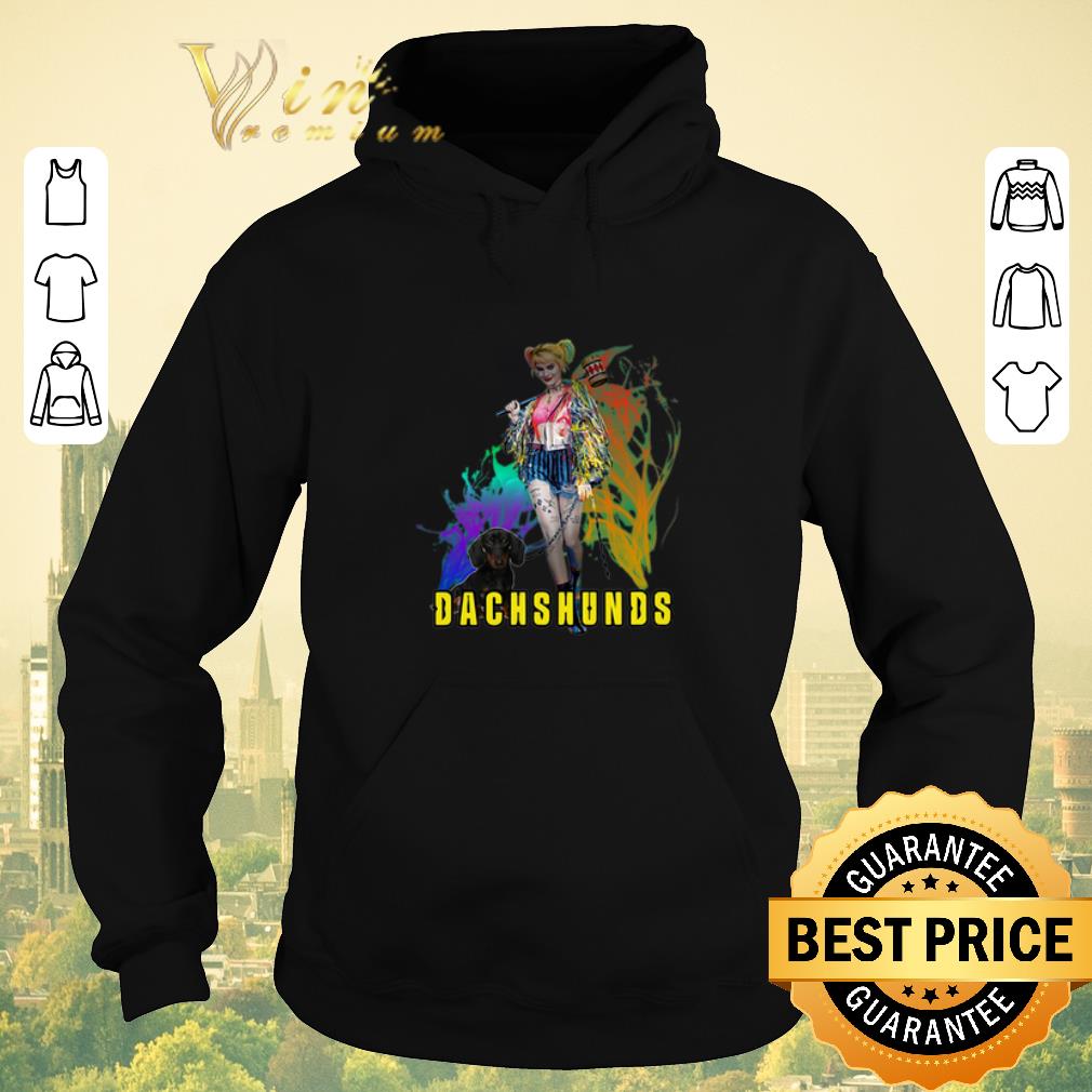 Awesome Harley Quinn Dachshunds Birds of Prey shirt sweater Awesome Harley Quinn Dachshunds Birds of Prey shirt sweater 4 - Awesome Harley Quinn Dachshunds Birds of Prey shirt sweater