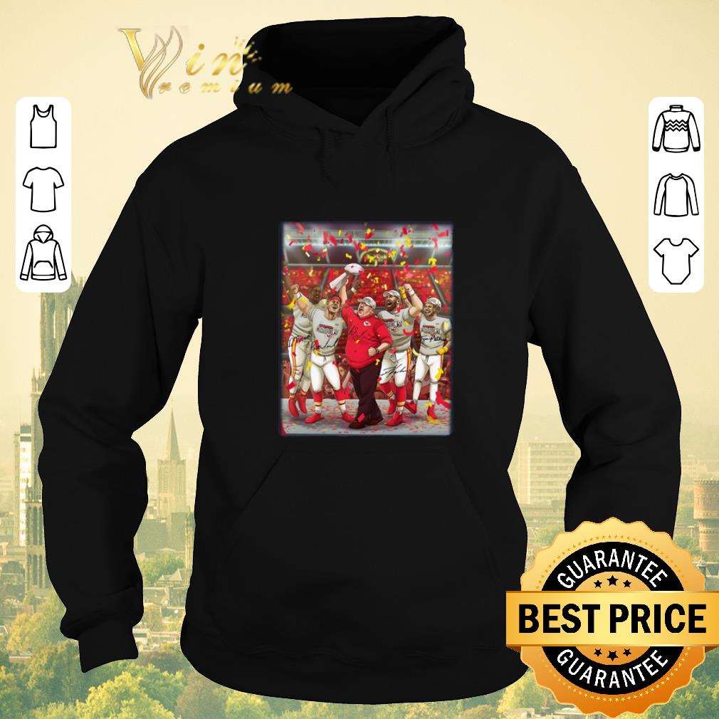 Awesome Kansas City Chiefs Andy Reid Super Bowl Champions signatures shirt sweater 4 - Awesome Kansas City Chiefs Andy Reid Super Bowl Champions signatures shirt sweater