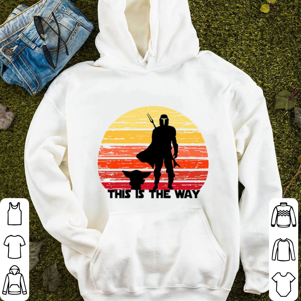 Awesome The Mandalorian this is the way sunset shirt Awesome The Mandalorian this is the way sunset shirt 4 - Awesome The Mandalorian this is the way sunset shirt