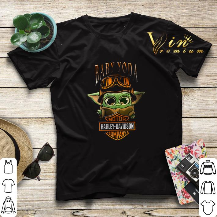 Baby Yoda Motor Harley Davidson company Star Wars shirt sweater 4 - Baby Yoda Motor Harley-Davidson company Star Wars shirt sweater