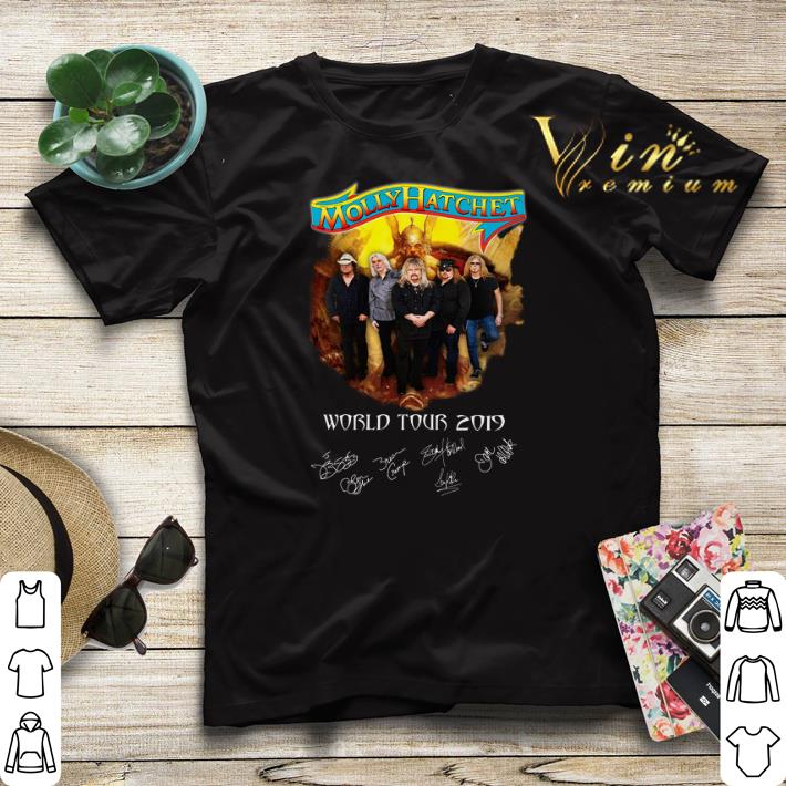 Band Rock Molly Hatchet World Tour 2019 Signatures autographed shirt sweater Band Rock Molly Hatchet World Tour 2019 Signatures autographed shirt sweater 4 - Band Rock Molly Hatchet World Tour 2019 Signatures autographed shirt sweater