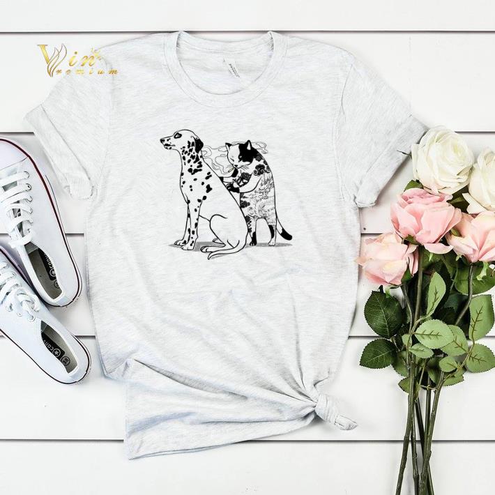 Cat and dog tattoo artist shirt sweater 4 - Cat and dog tattoo artist shirt sweater