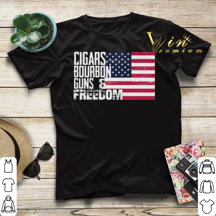 Cigars Bourbon Guns Freedom American flag shirt sweater Cigars Bourbon Guns Freedom American flag shirt sweater 4 - Cigars Bourbon Guns Freedom American flag shirt sweater