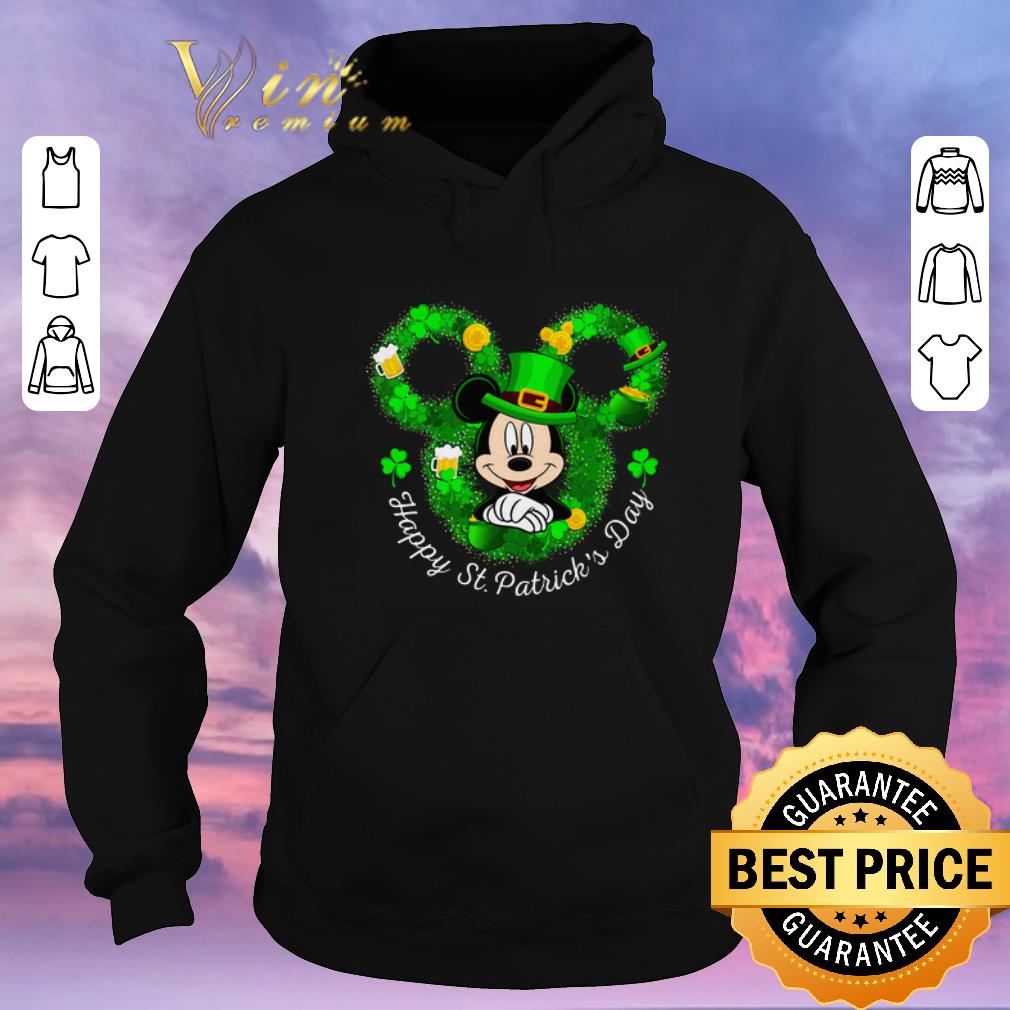 Funny Mickey mouse Happy St. Patrick's Day shirt sweater Funny Mickey mouse Happy St Patrick s Day shirt sweater 4 - Funny Mickey mouse Happy St. Patrick's Day shirt sweater