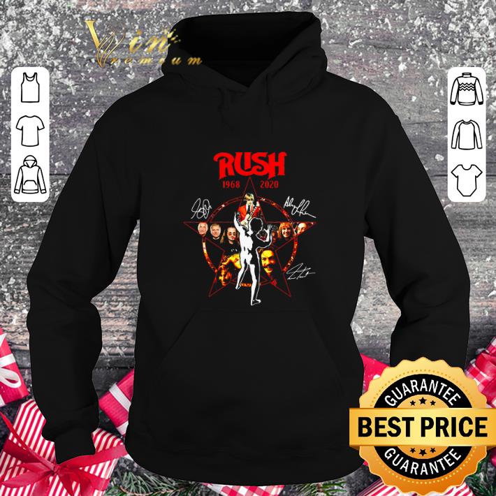 Funny Rush 1968 2020 signatures autographed shirt 4 - Funny Rush 1968-2020 signatures autographed shirt