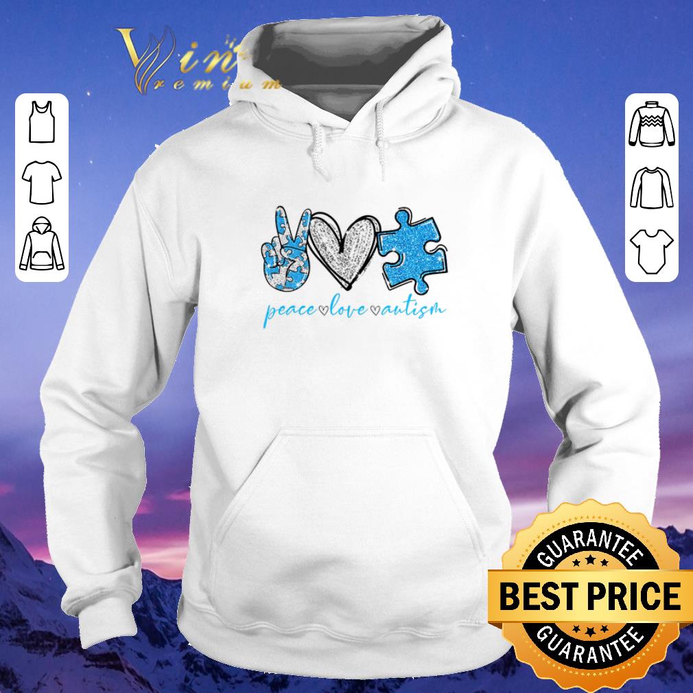 Funny peace love Autism Awareness shirt sweater 4 - Funny peace love Autism Awareness shirt sweater