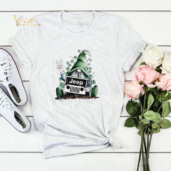 Gnomie Jeep logo Happy St Patrick s Day shirt sweater 4 - Gnomie Jeep logo Happy St. Patrick's Day shirt sweater