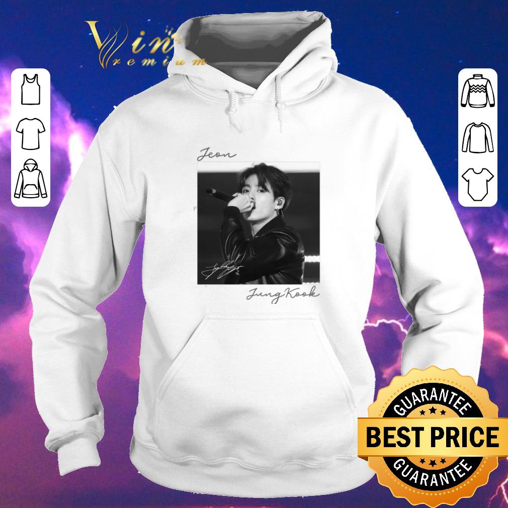 Hot Jeon Jung kook signature BTS Bangtan Boys shirt sweater 4 - Hot Jeon Jung-kook signature BTS Bangtan Boys shirt sweater
