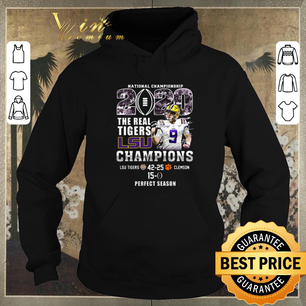 Hot National Championship 2020 The Real LSU Tigers Signed Joe Burrow shirt sweater 4 - Hot National Championship 2020 The Real LSU Tigers Signed Joe Burrow shirt sweater