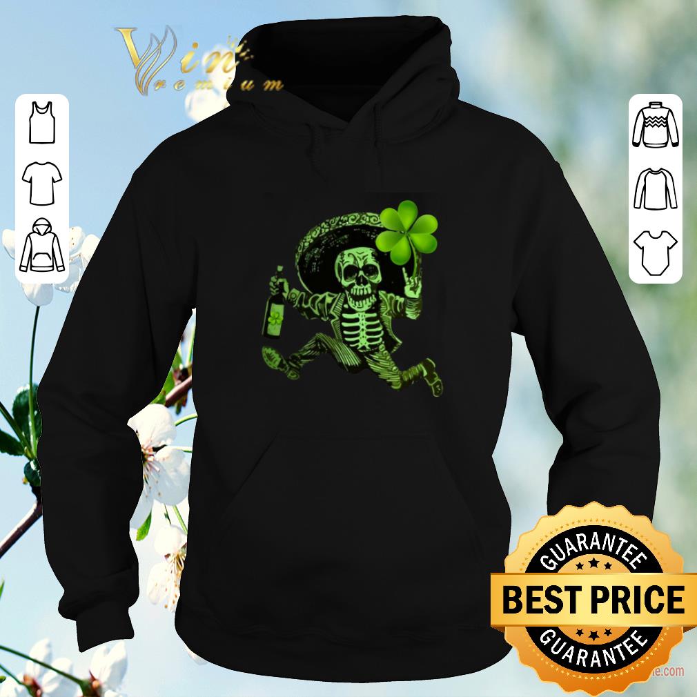 Hot Skull Skeleton With Shamrock St. Patrick's day shirt Hot Skull Skeleton With Shamrock St Patrick s day shirt 4 - Hot Skull Skeleton With Shamrock St. Patrick's day shirt