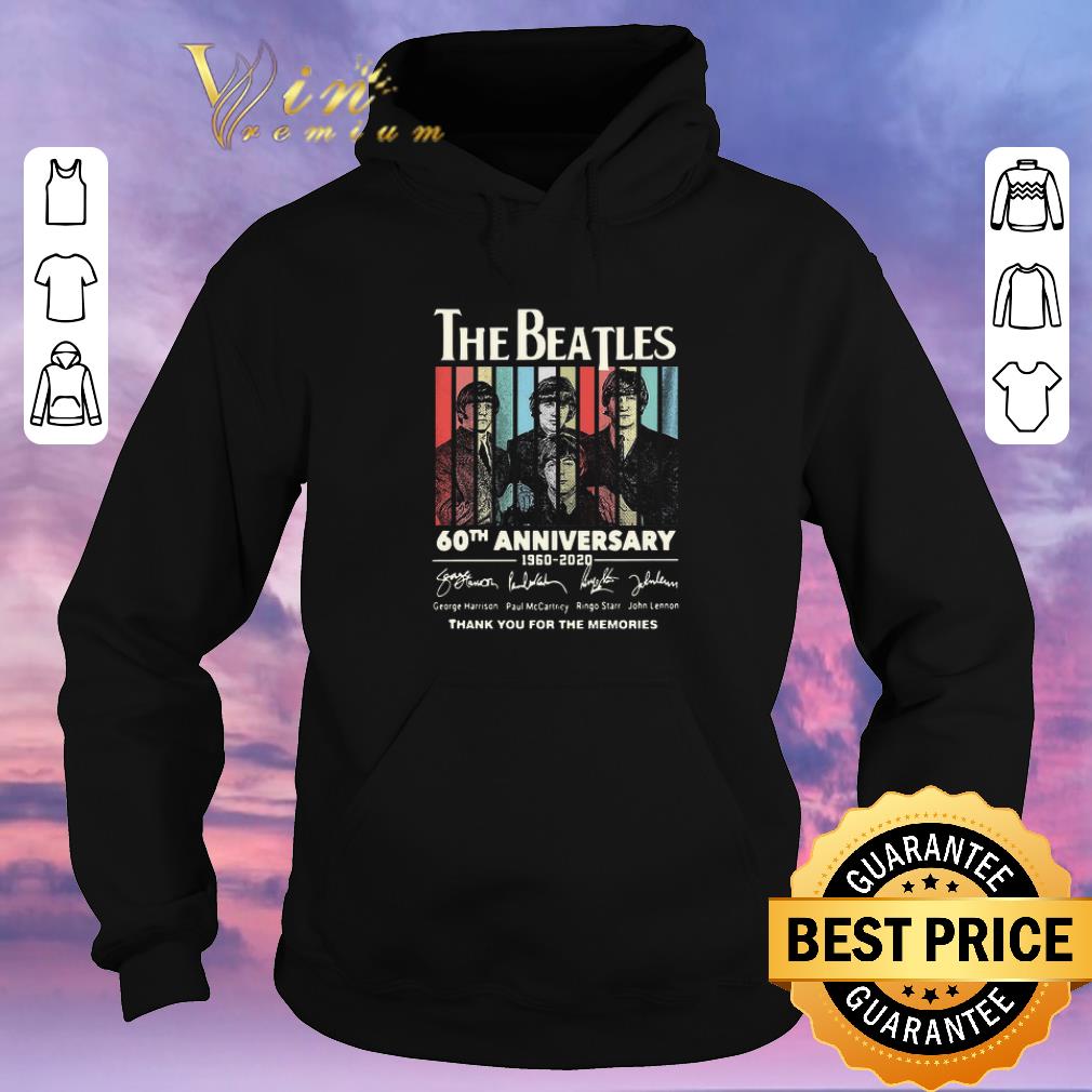 Hot The Beatles 60th anniversary thank you for the memories vintage shirt sweater 4 - Hot The Beatles 60th anniversary thank you for the memories vintage shirt sweater