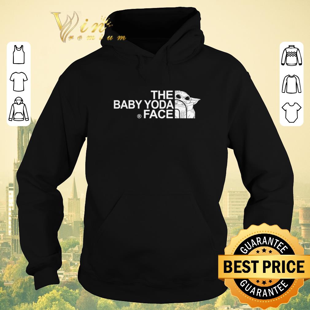 Hot The baby Yoda face mashup The North Face shirt sweater 4 - Hot The baby Yoda face mashup The North Face shirt sweater