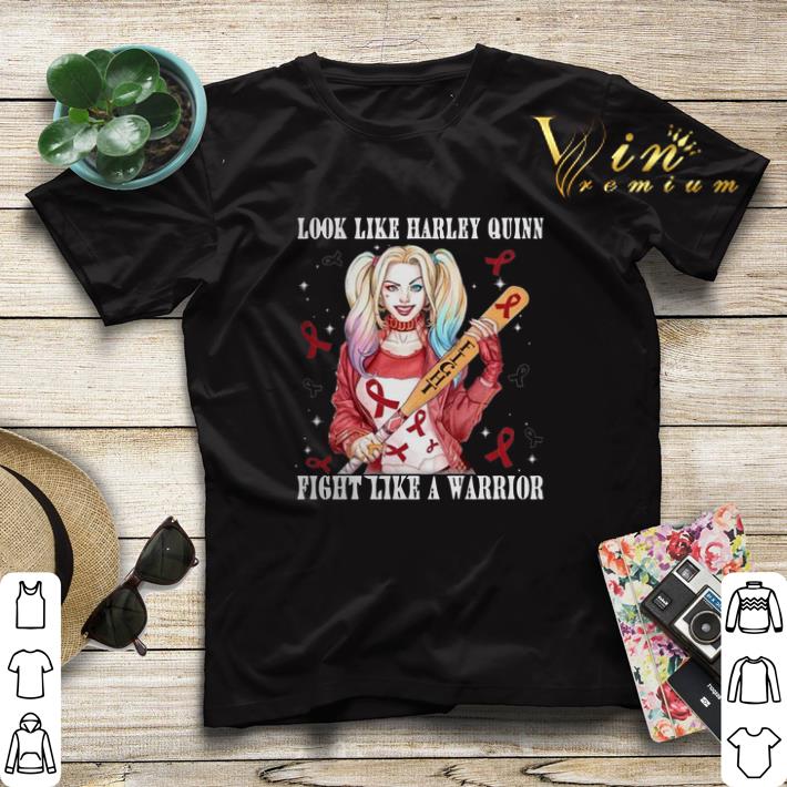 Look Like Harley Quinn Fight Like A Warrior Brain Cancer Awareness shirt sweater 4 - Look Like Harley Quinn Fight Like A Warrior Brain Cancer Awareness shirt sweater