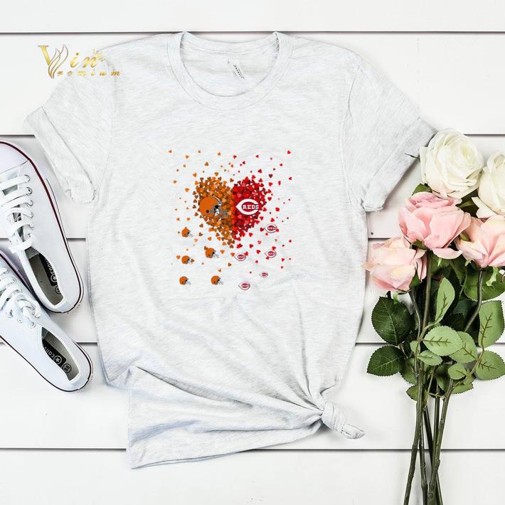 Love Cleveland Browns and Cincinnati Reds Tiny Hearts Shape shirt sweater Love Cleveland Browns and Cincinnati Reds Tiny Hearts Shape shirt sweater 4 - Love Cleveland Browns and Cincinnati Reds Tiny Hearts Shape shirt sweater